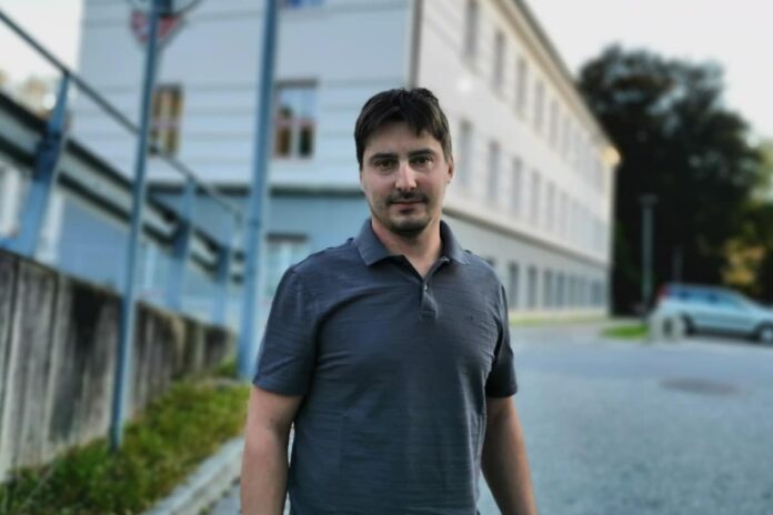 Predsednik KS Prapretno Tadej Hrovatič