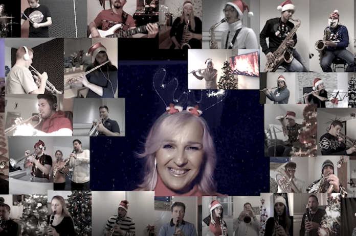 Korona voščilo zagorskih godbenikov