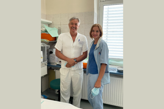 Andrej Pogačnik in Špela Rebernak o trboveljski porodnišnici
