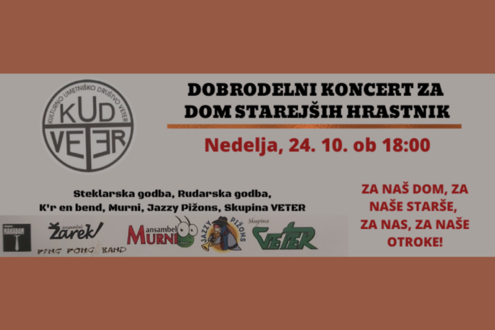 Dobrodelni koncert za Dom starejših Hrastnik