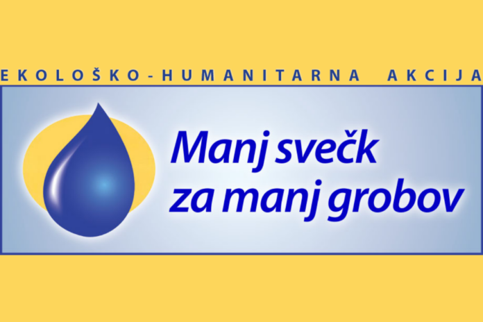 Manj svečk za manj grobov