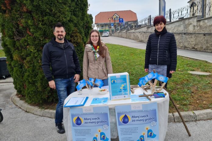 Manj svečk, več humanitarnosti