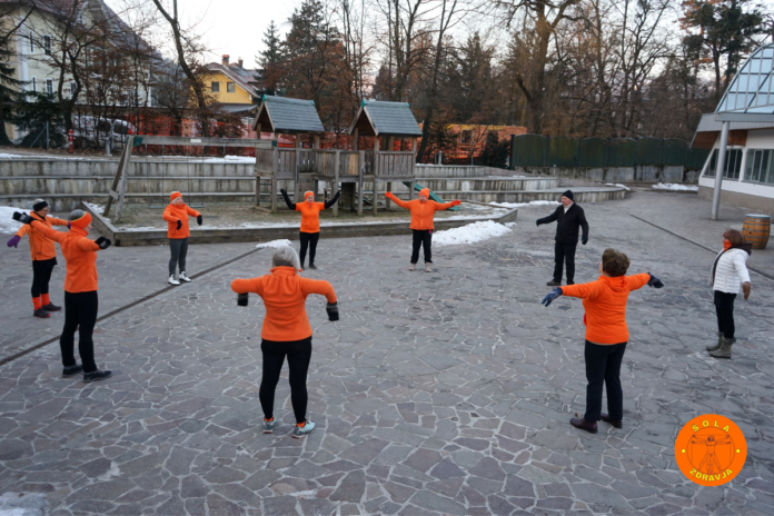 Vadbe društva Šola zdravja tudi pozimi