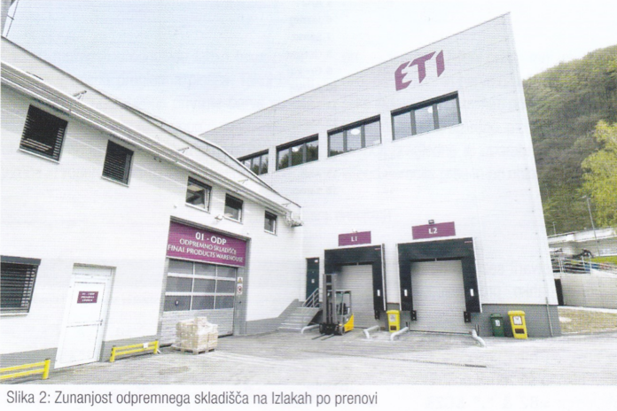 Prenova odpremnega skladišča
