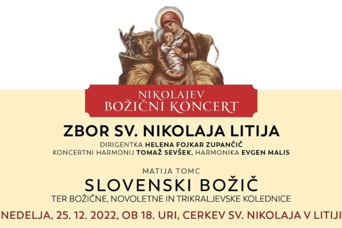 Božični koncert zbora sv. Nikolaja