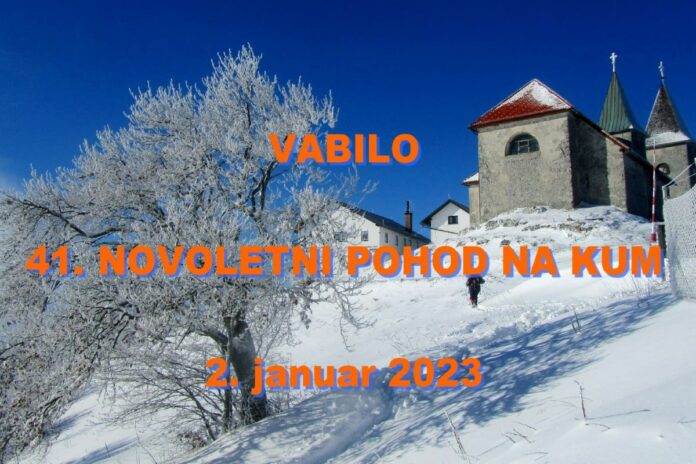 Že 41. novoletni pohod na Kum