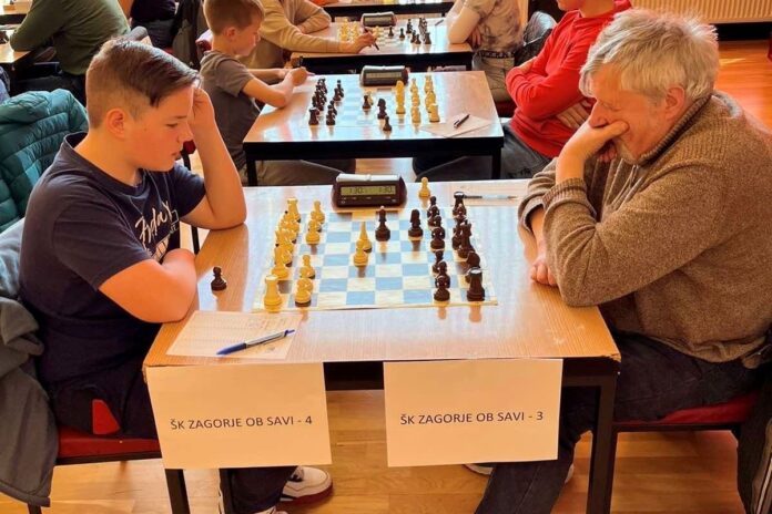 Šahovsko tekmovanje v Zagorju