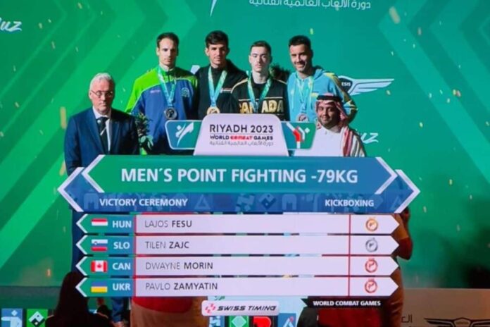 Tilen Zajc srebrn na OI borilnih športov