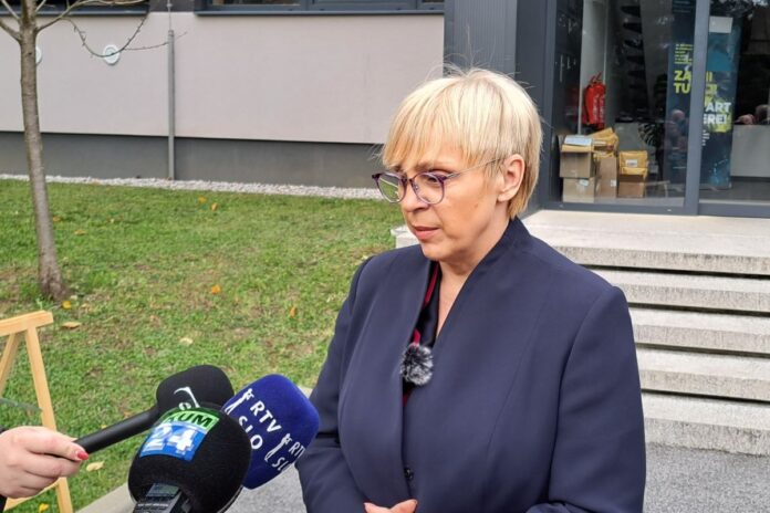 Predsednica zadovoljna v Trbovljah