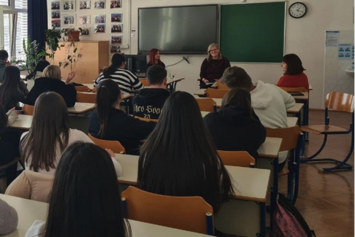 Eva Pelemiš na SŠ Zagorje - Savus