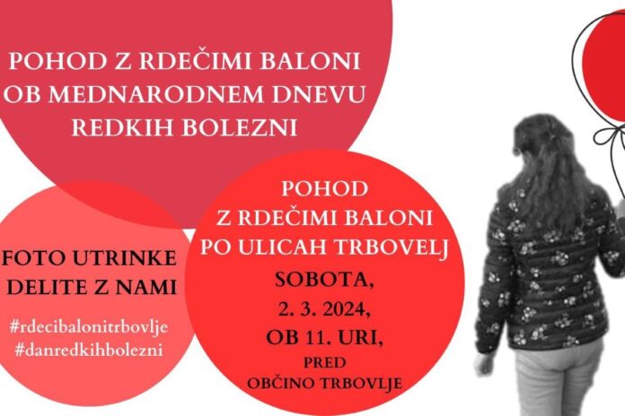 Pohod z rdečimi baloni