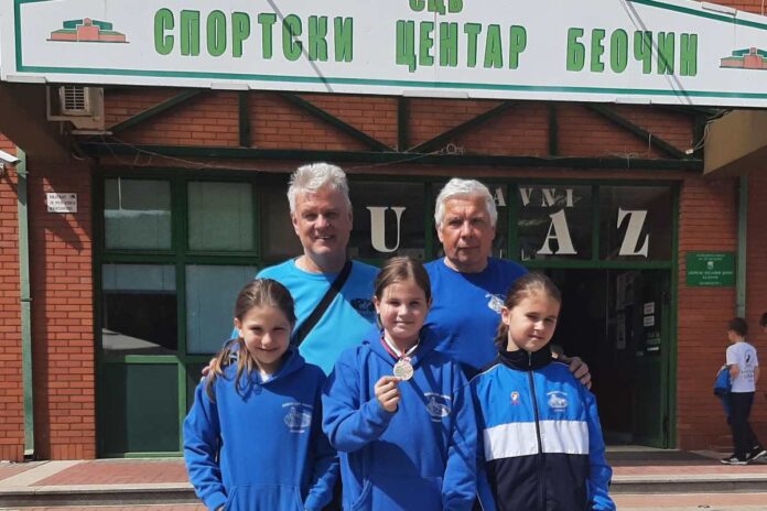 Franja Krajšek tretja v Novem Sadu