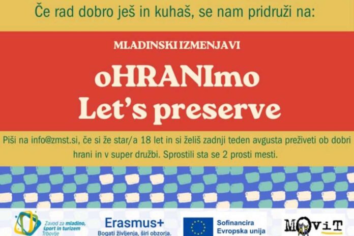 Priložnost za mednarodno druženje za mlade