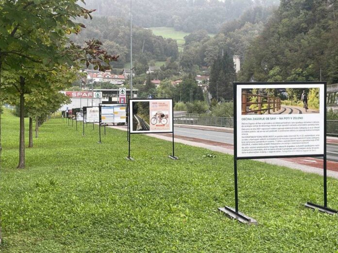 Ulična razstava na temo mobilnosti