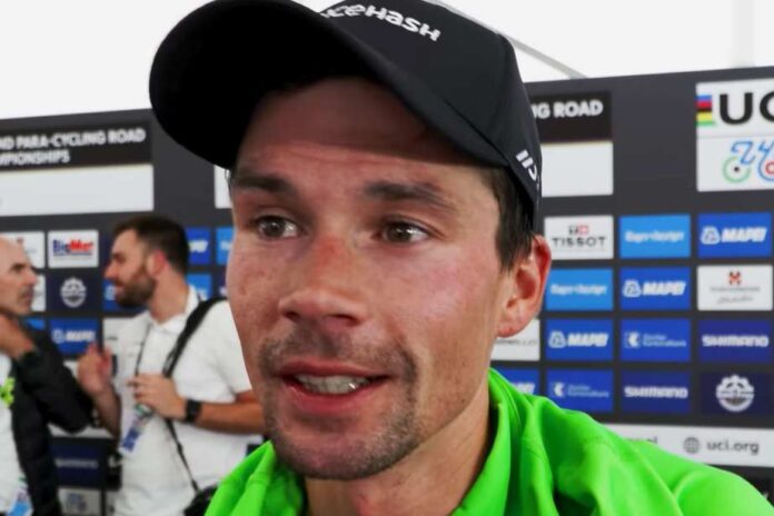 Primož Roglič 12. na kronometru