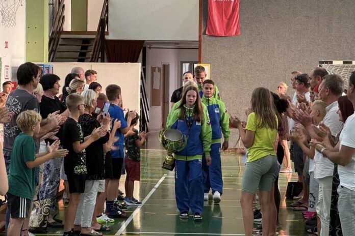 Sprejem za Evo Hribar