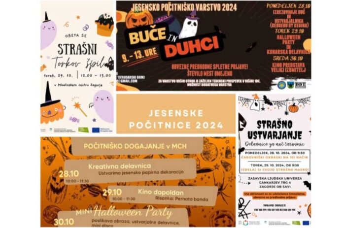 Jesensko počitniško varstvo