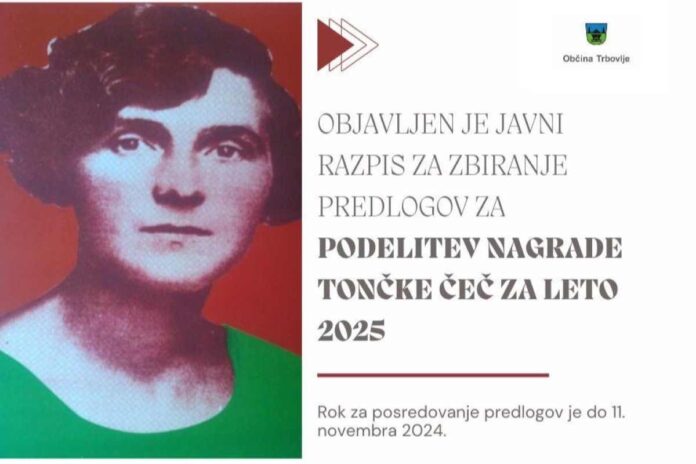 Predlogi za podelitev nagrade Tončke Čeč
