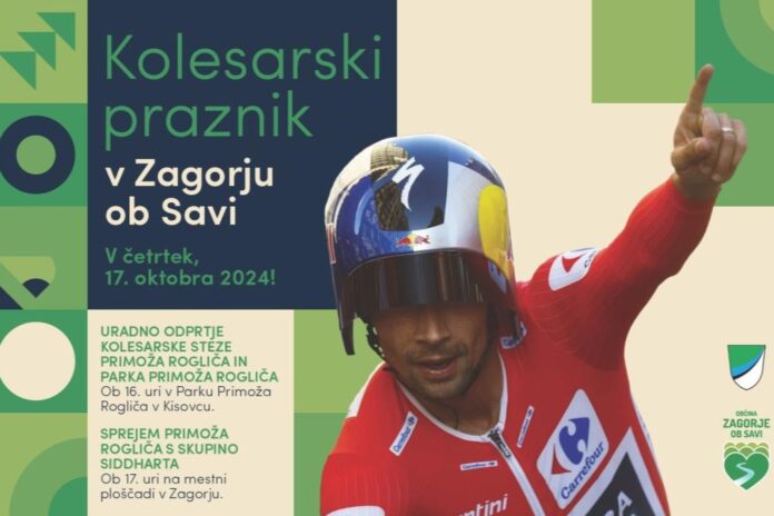 Primož Roglič prihaja v Zagorje