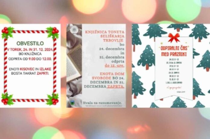 Knjižnice in muzej obratujejo po spremenjenem delovnem času