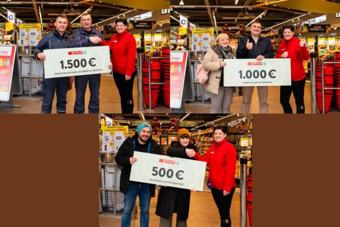 Trem hrastniškim organizacijam 3.000 evrov