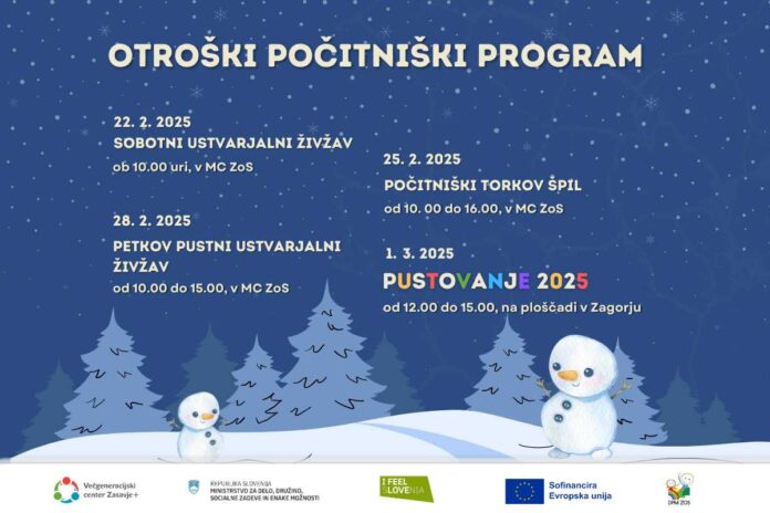 Počitniški program v Zagorju