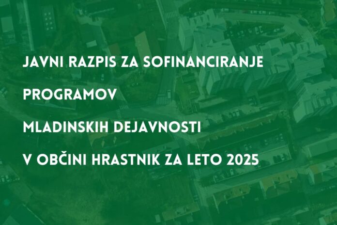 Sofinancirali bodo mladinske programe
