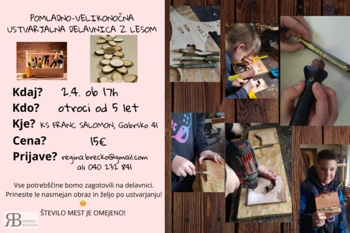 Ustvarjalna delavnica z lesom