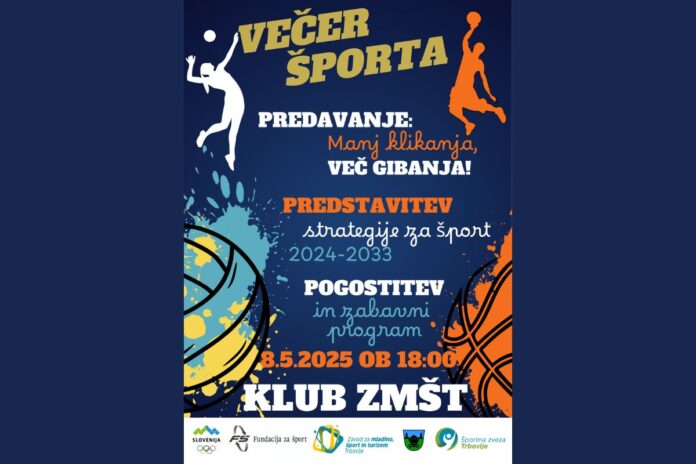 Večer športa v ZMŠT-ju: aktivno, poučno in družabno