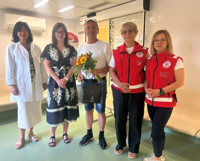 Franc Kostanjšek stotič daroval kri