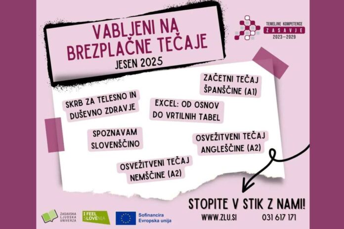 Priložnost za brezplačno učenje na ZLU