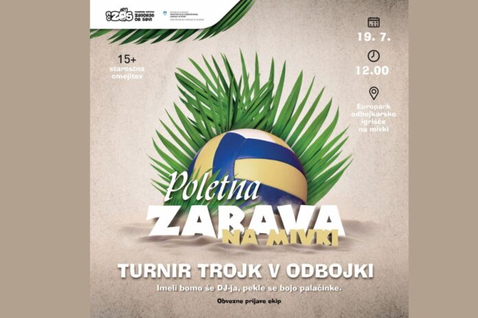 Turnir trojk v odbojki na mivki