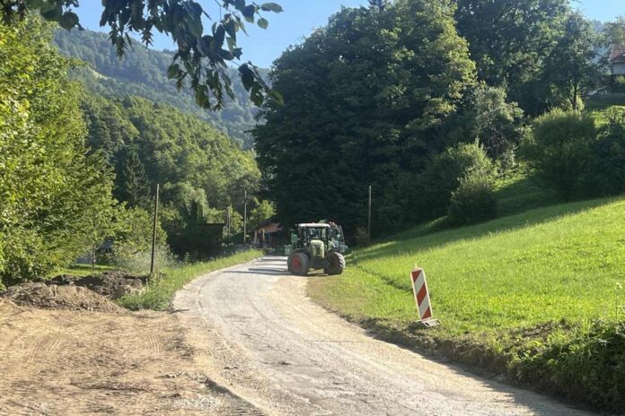 Gradbena dela na dveh lokacijah v Hrastniku