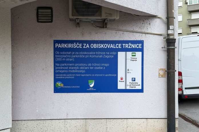 Obiskovalci zagorske tržnice lahko parkirajo pri Komunali