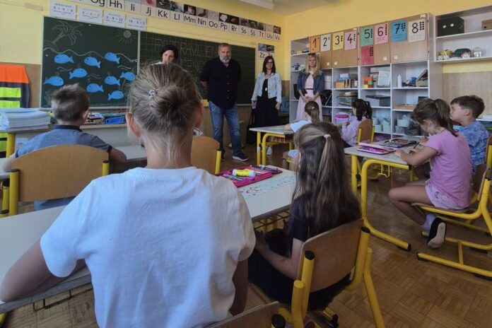 Župan Poznič na obisku v OŠ
