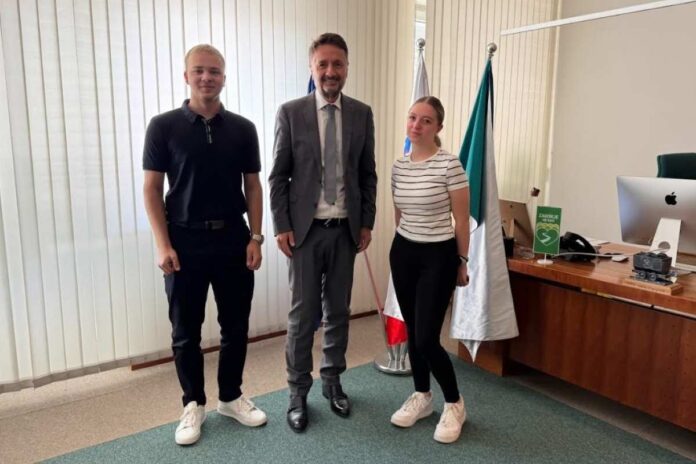 Župan Švagan sprejel zlata maturanta