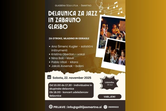 Delavnica za jazz in zabavno glasbo