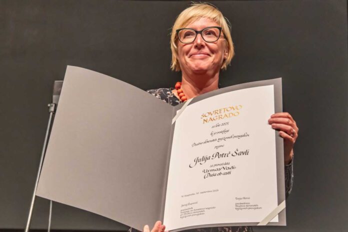 Sovretova nagrada Juliji Potrč Šavli