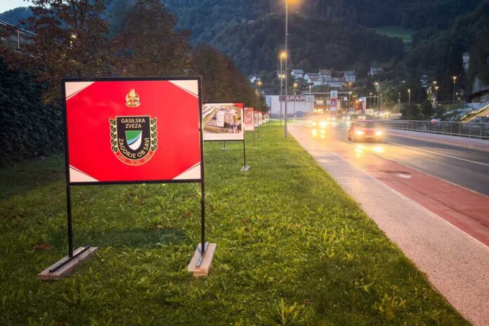 Ulična razstava v Zagorju ob Savi