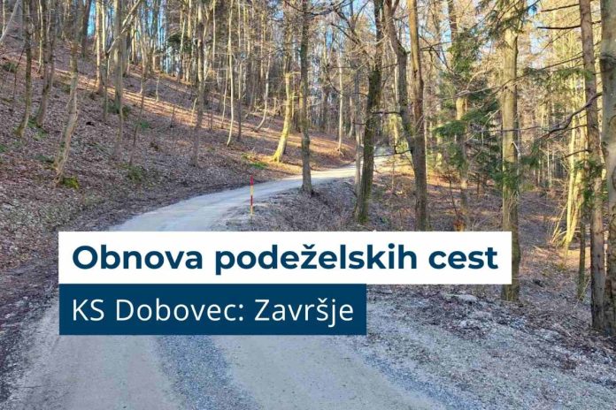 Obnova podeželskih cest: Dobovec-Završje