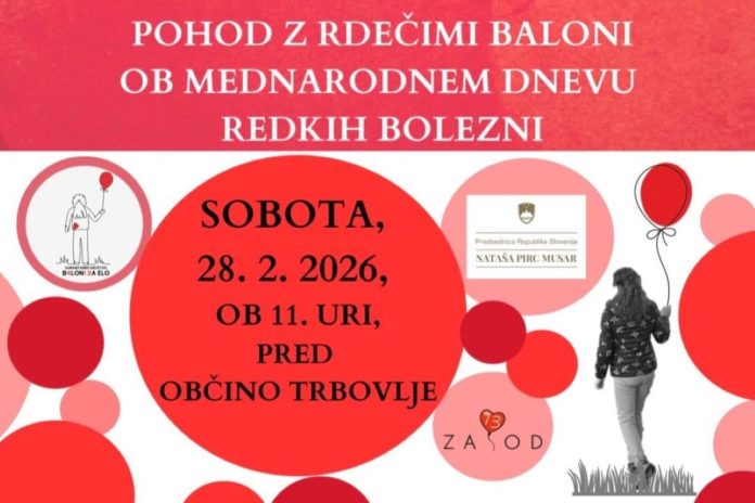 Pohod z rdečimi baloni 2026