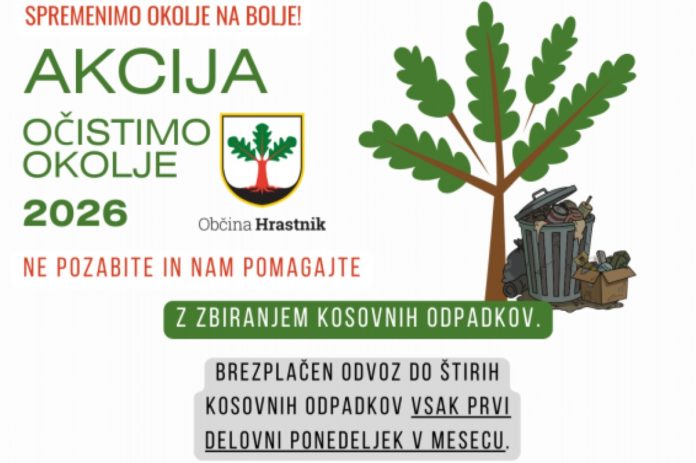Čistilna akcija v občini Hrastnik