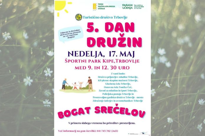 V nedeljo že peti Dan družin