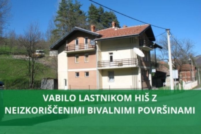 Raziskava nizke zasedenosti hiš