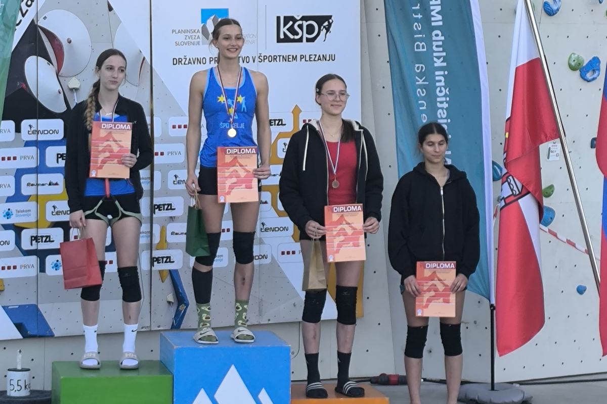 Nov državni rekord v hitrostnem plezanju