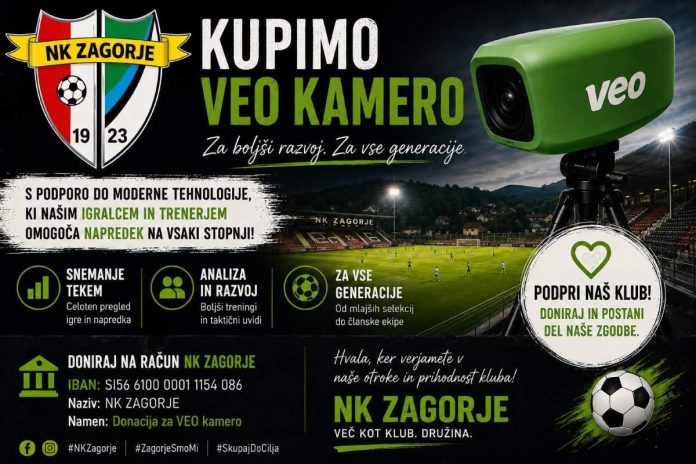 NK Zagorje zbira za VEO kamero