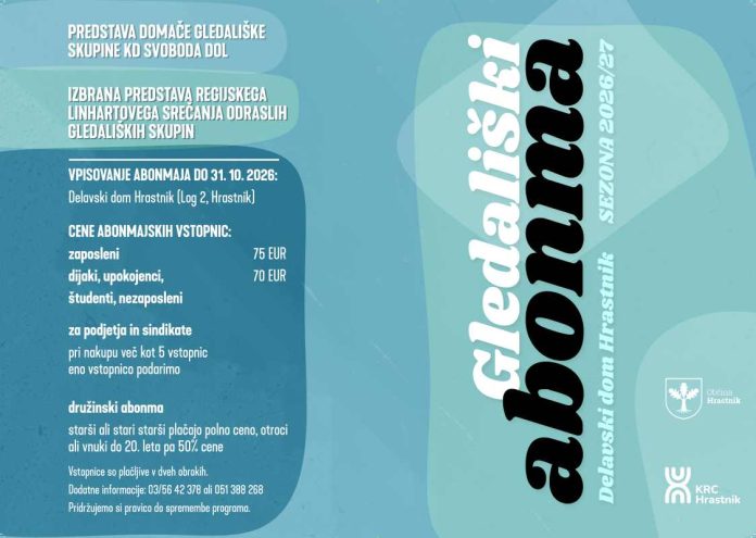Gledališki abonma v Hrastniku